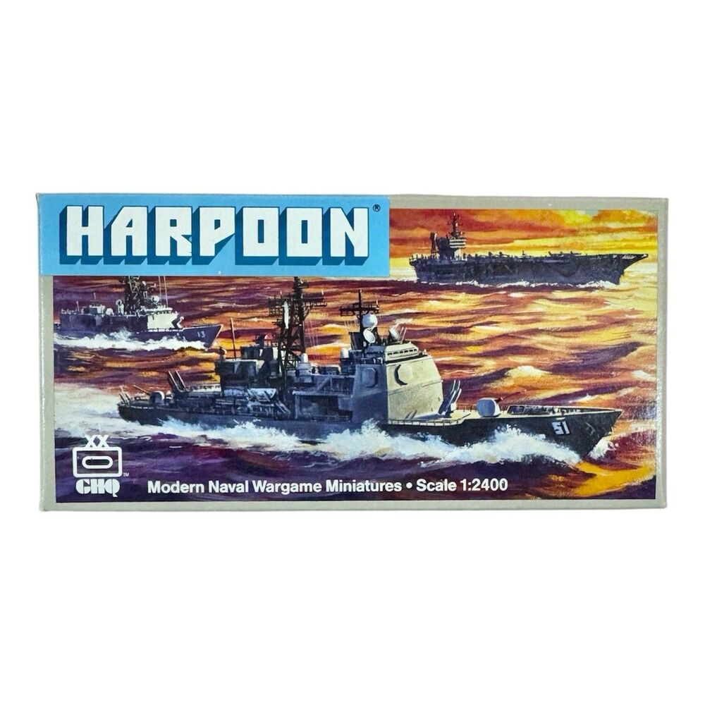 (A7) Vintage GHQ Harpoon 1:2400 HS3 DDG Udaloy 2 Ships Naval Wargame Miniatures